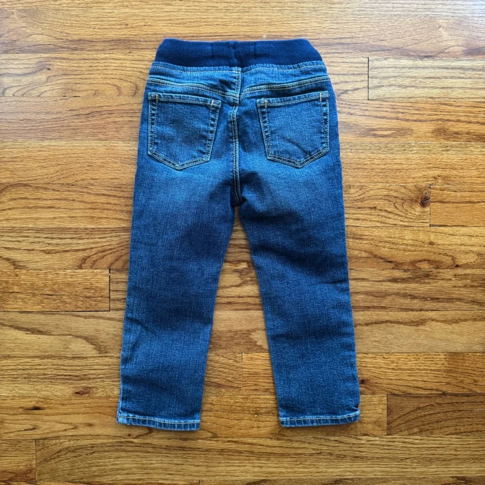 Old Navy Jeans Toddler Karate Skinny Pull On Functional Drawstring Waist